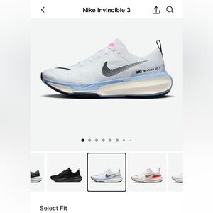 Nike Men’s Invincible Run 3 size 11